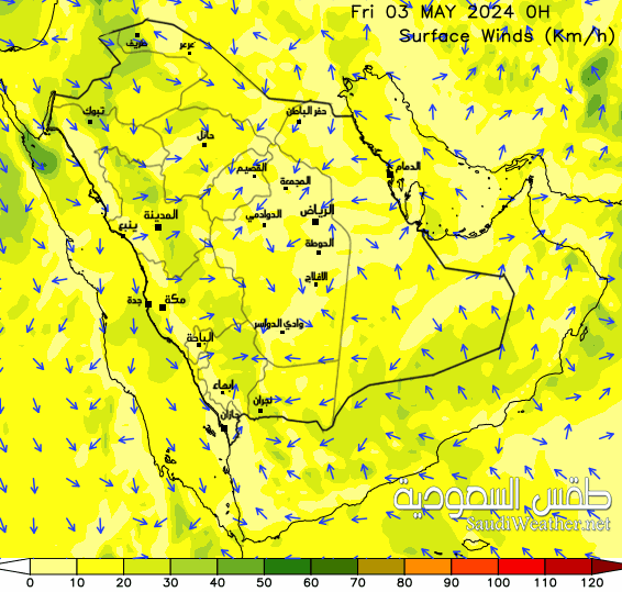 Saudi Wind Forecast
